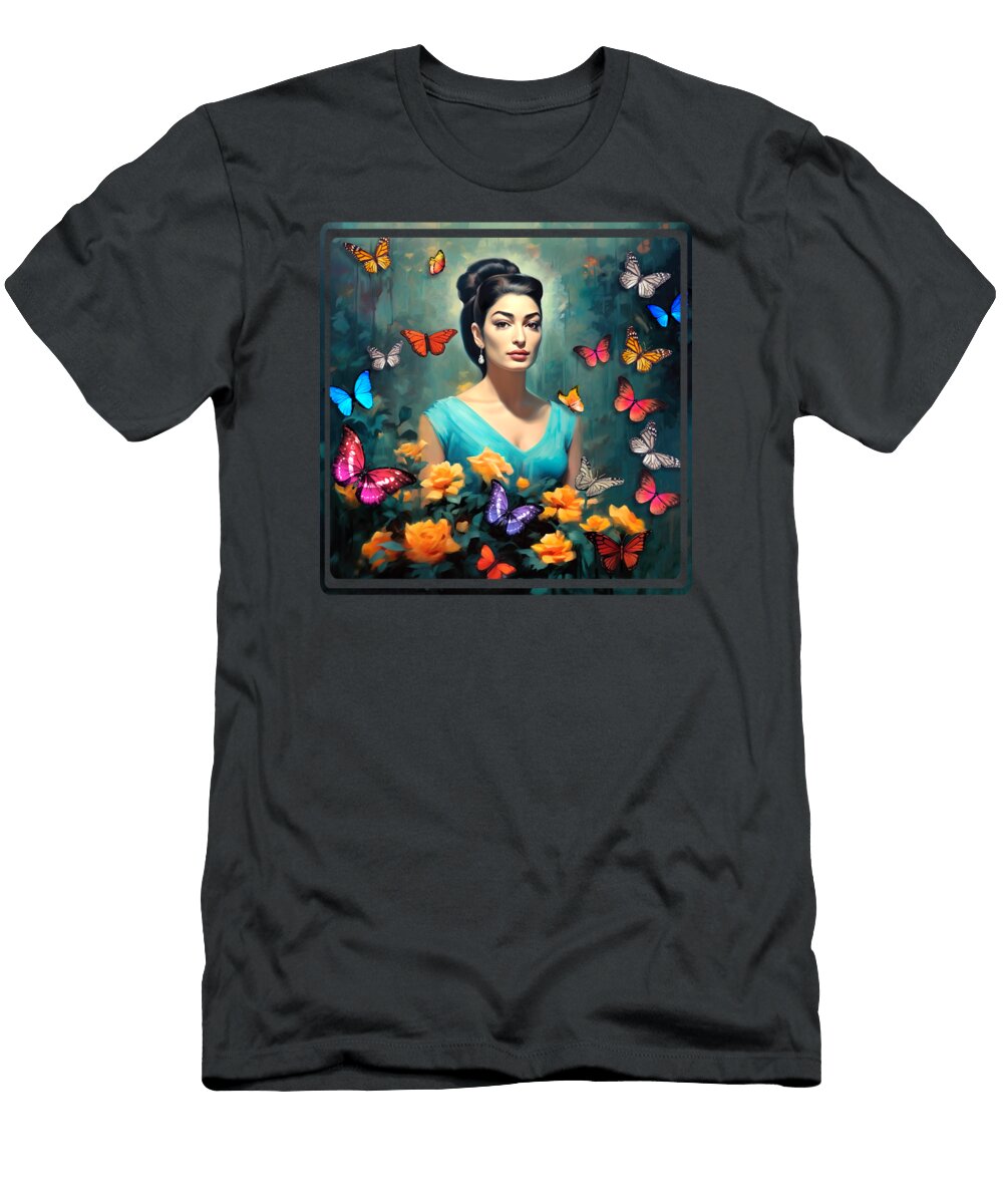 Maria Callas Painting 3 Mark Ashkenazi T-Shirt