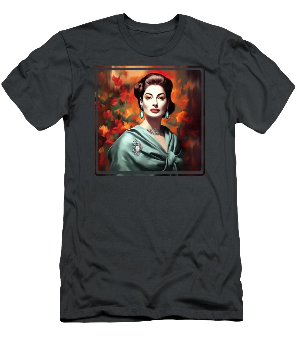 Maria Callas Painting 4 Mark Ashkenazi T-Shirt