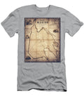 Marion Massachusetts Vintage Map 1855 Sepia Carol Japp T-Shirt