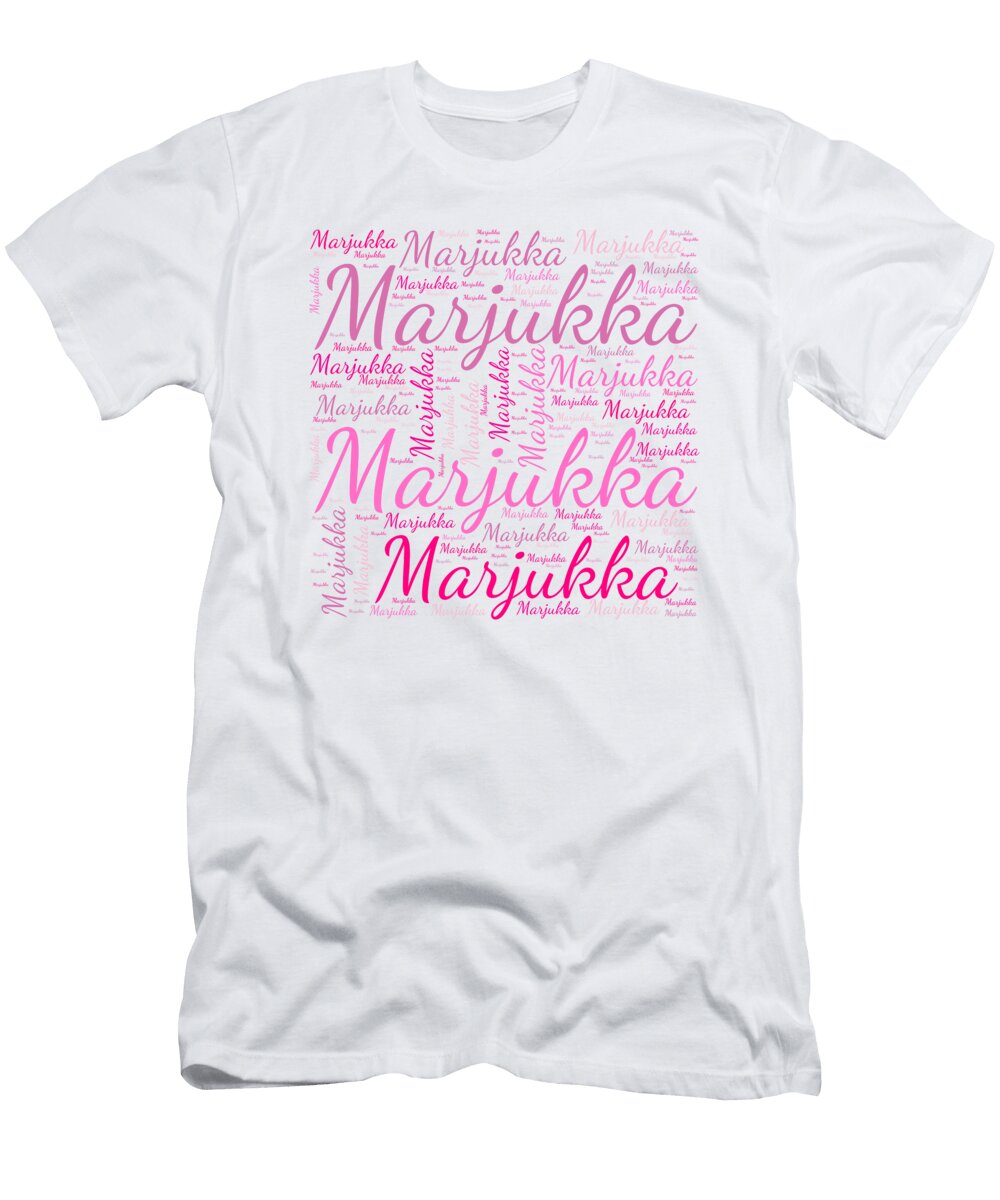 Marjukka Names Without Frontiers Vidddie Publyshd T-Shirt