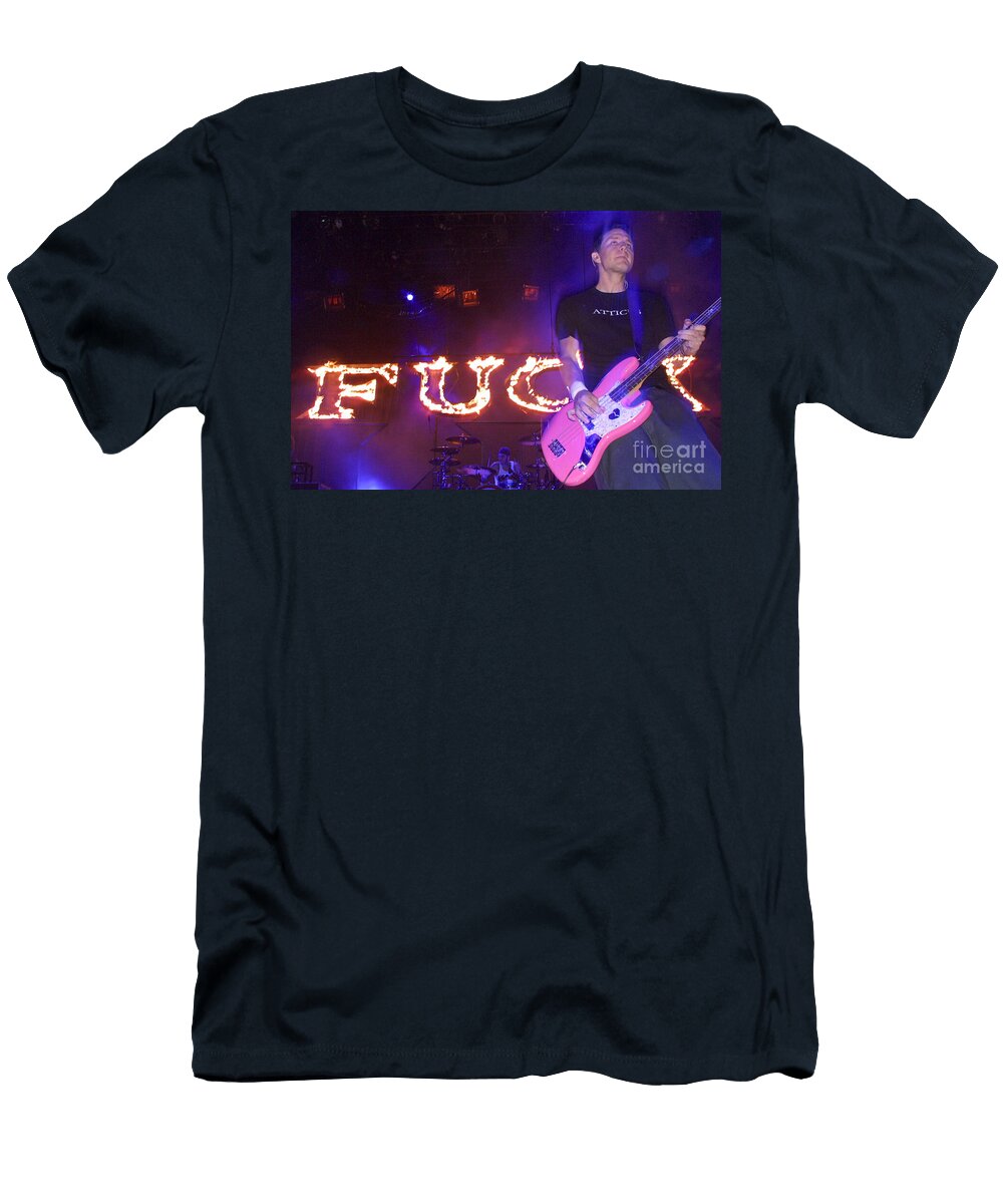 Mark Hoppus Blink 182 Concert Photos T-Shirt