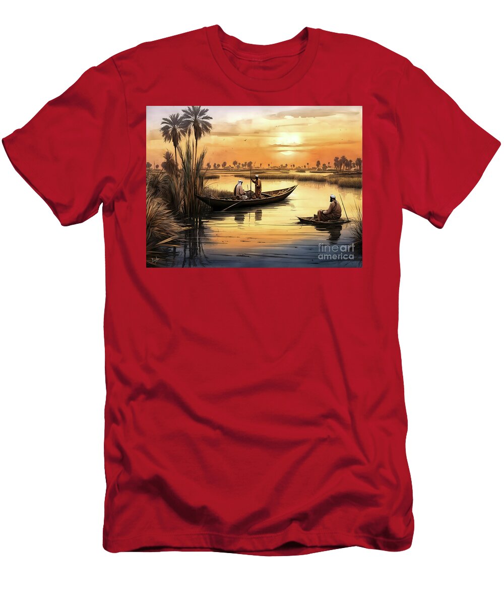Marshlands of Iraq 5 Peter Awax T-Shirt