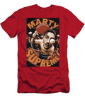 Marty Supreme Timothee Chalamet Minimal Movie Poster Retro Film Poster Vintage 2025 Sampadart Gallery T-Shirt