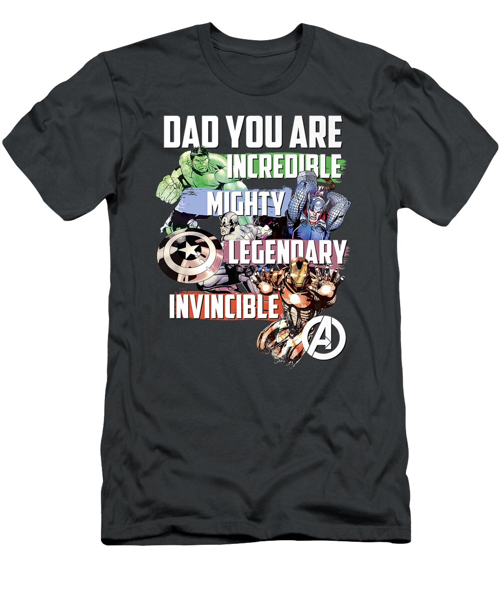 Marvel Avengers Dad You Are Incredible Eyaad Ailey T-Shirt