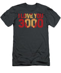 Marvel Avengers Endgame Iron Man I Love You 3000 Text Fill Arya Gaia T-Shirt
