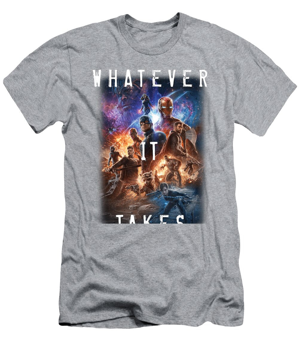 Marvel Avengers Endgame Movie Poster Whatever It Takes Sophiy Ailei T-Shirt