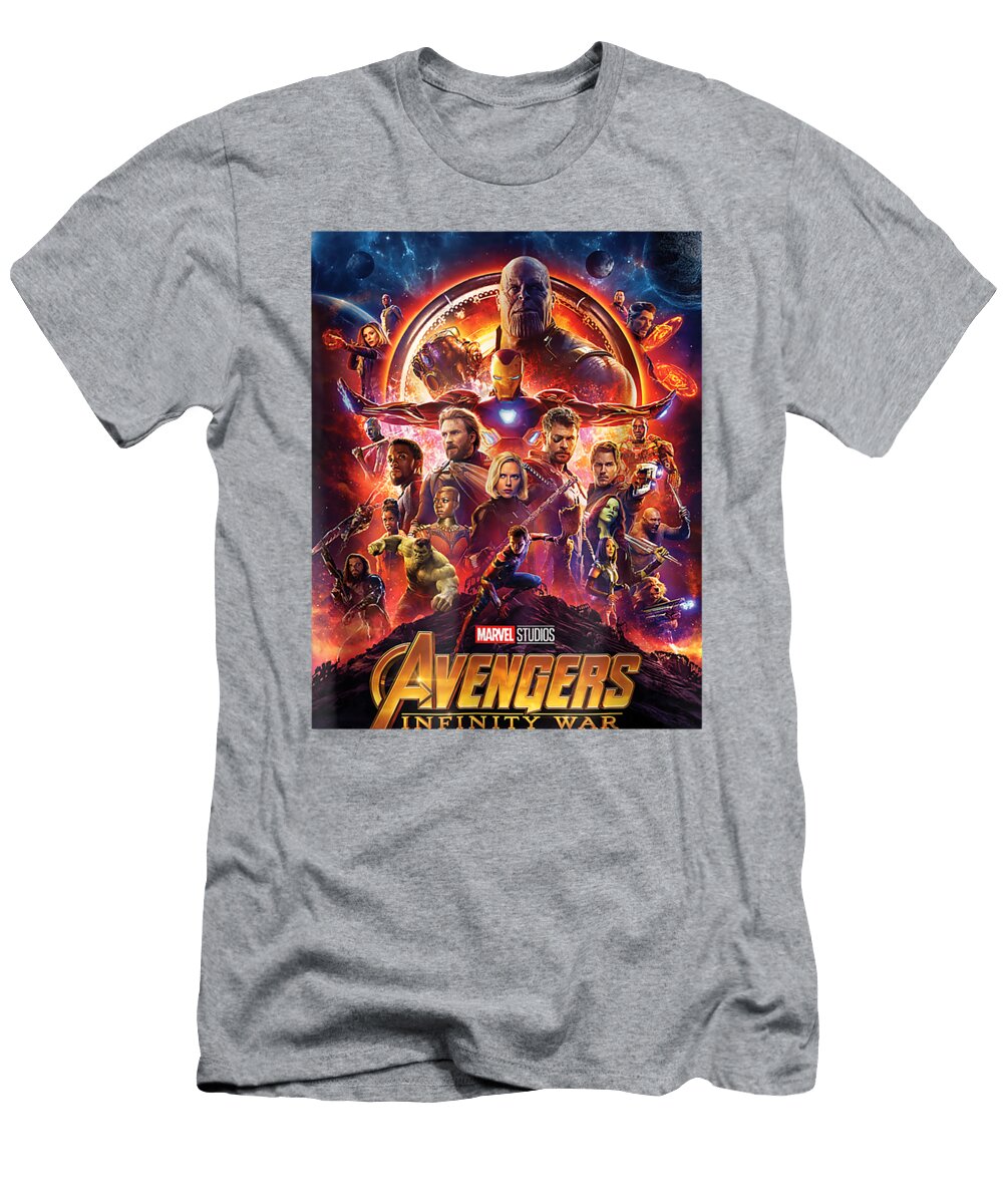 Marvel Avengers Infinity War Poster Graphic Oluwaa Eidee T-Shirt
