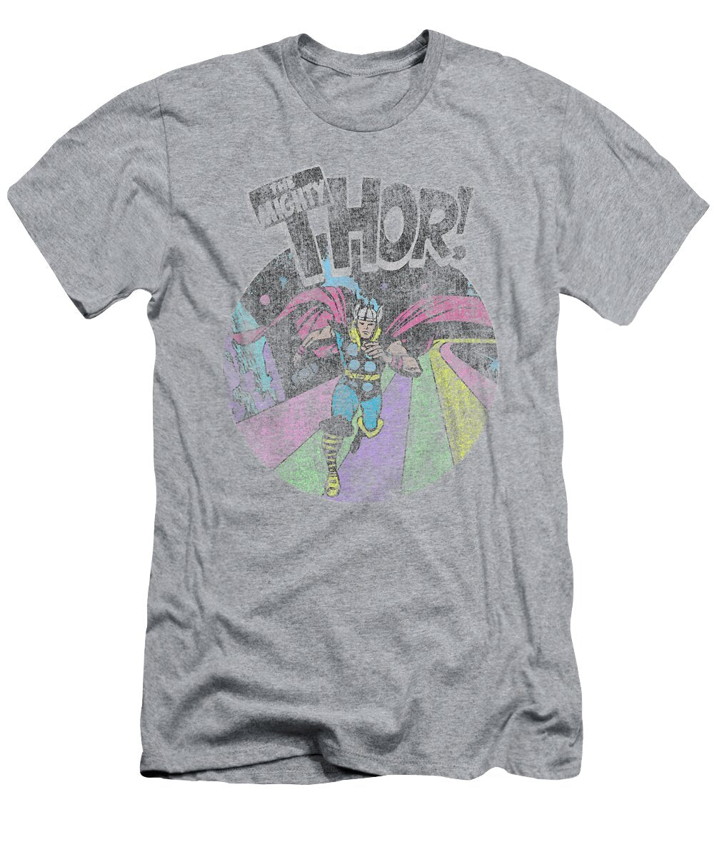 Marvel Avengers the Mighty Thor Distressed Retro Portrait Reo Ayshen T-Shirt