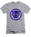 Marvel Black Panther Movie Purple Splatter Icon Lauchl Kadile T-Shirt
