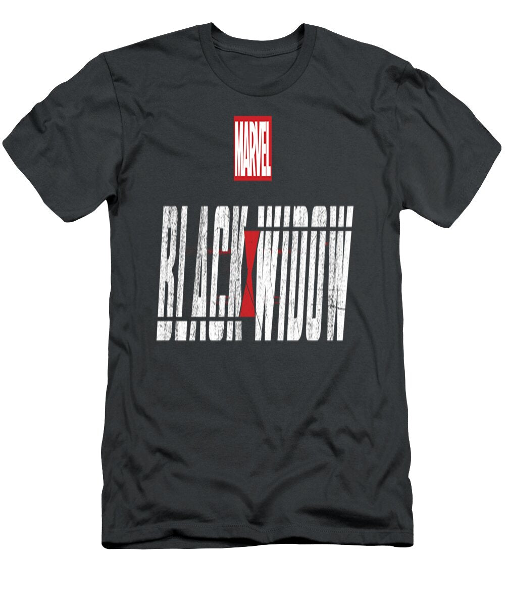 Marvel Black Widow Official Movie Logo Kaydez Arfa T-Shirt
