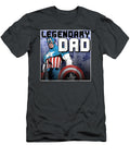 Marvel Captain America Fathers Day Legend Graphic Gyani Layla T-Shirt