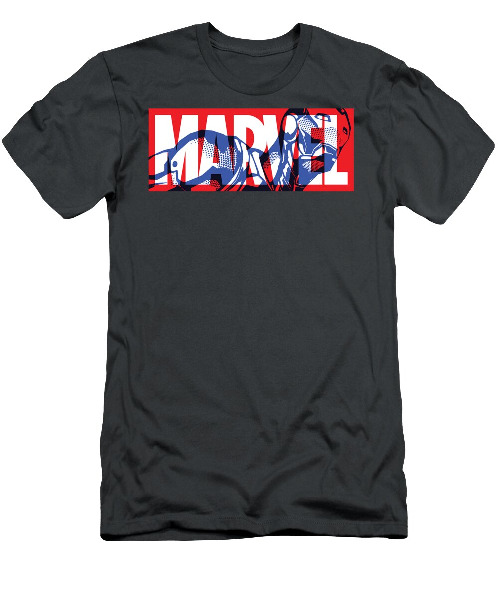 Marvel Classic Logo Iron Man Fill Indy Sonam T-Shirt