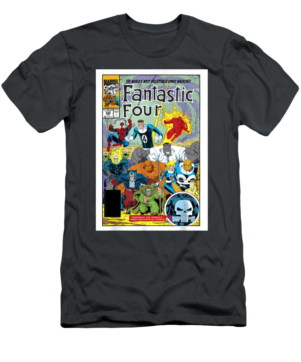 Marvel D23 Exclusive Fantastic Four Vintage Comic Book Cover1 Ruvarx Tommy T-Shirt