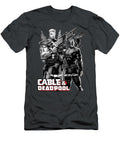 Marvel Deadpool Cable Deadpool Comic Portrait Premium1 Ruvarx Tommy T-Shirt