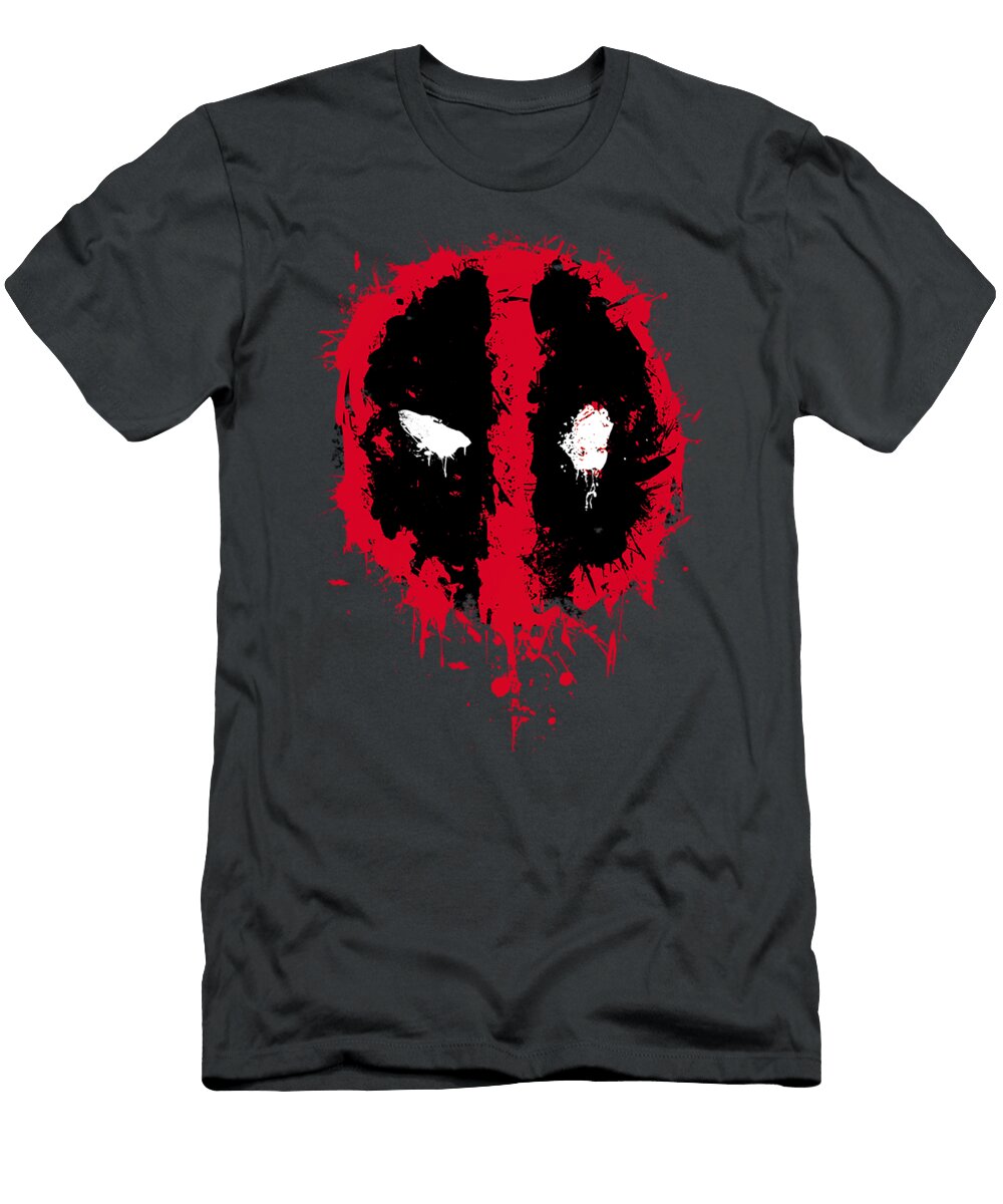 Marvel Deadpool Splatter Icon Graphic Sean Fajar T-Shirt