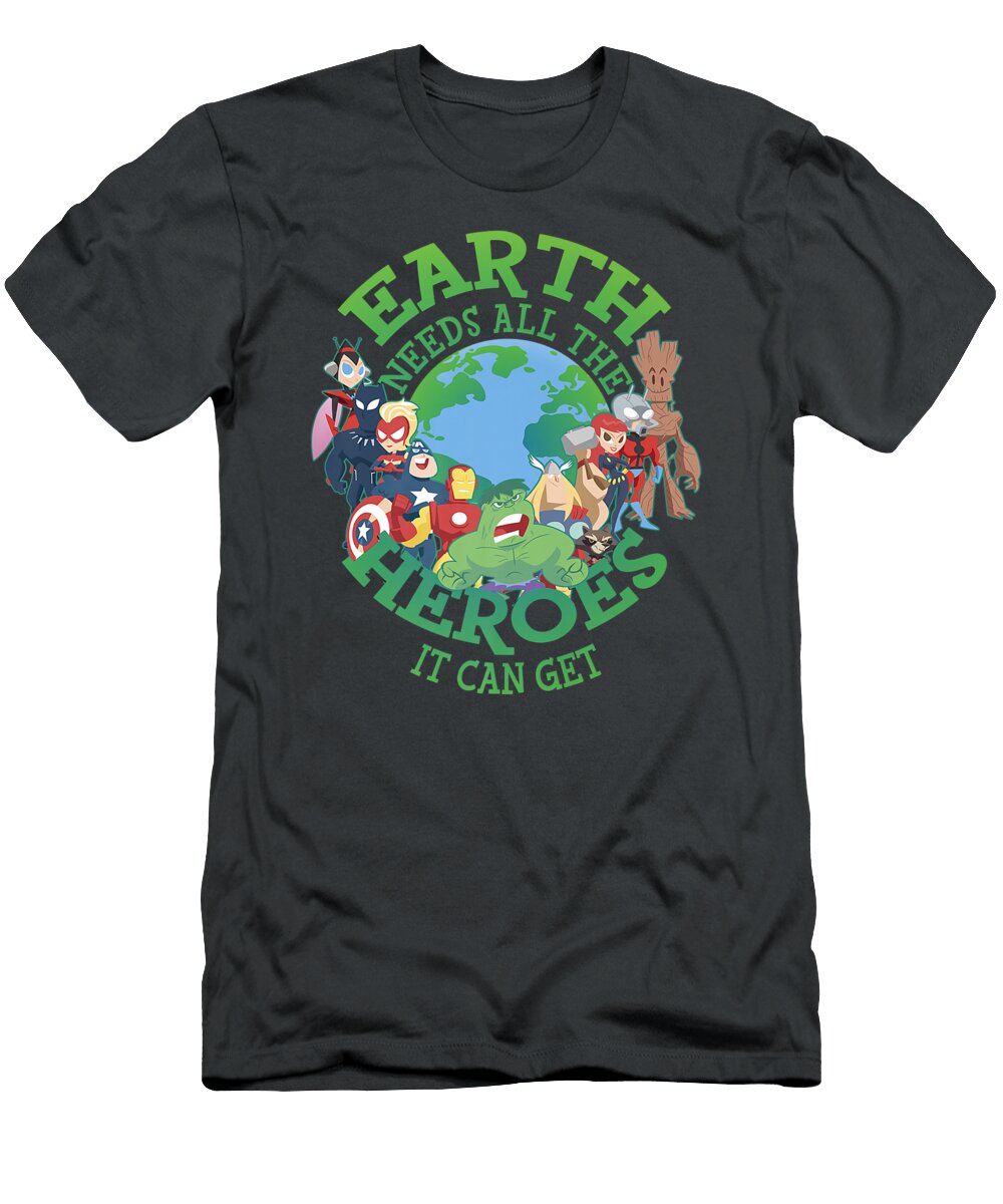 Marvel Earth Day Earth Needs All the Heroes It Can Get Premium Earth Day Daithg Maryj T-Shirt