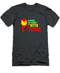 Marvel Earth Day Iron Man Changing the World Premium Earth Day Oakleyaxl5kels T-Shirt