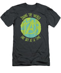 Marvel Earth Day Saving the World One Day At a Time Earth Day Noor5avarr T-Shirt