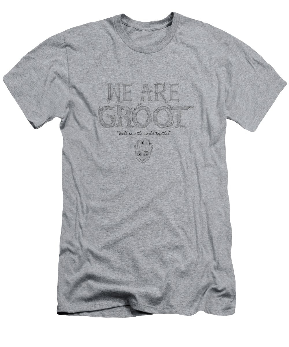 Marvel Earth Day We Are Groot Sketch Premium Earth Day Nollan9aja T-Shirt