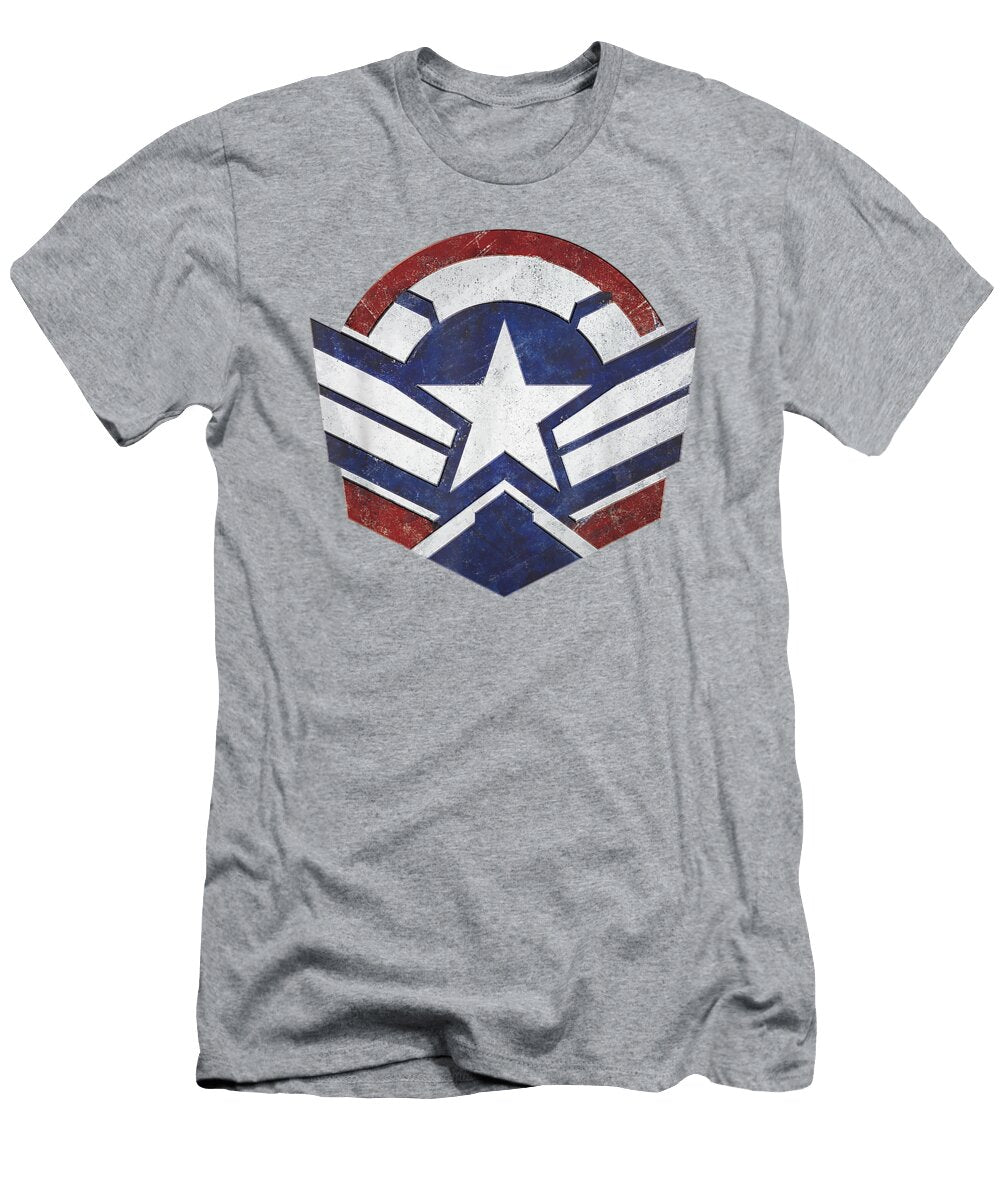 Marvel Falcon Winteroldier Wingshield Logo Malcol Marjaa T-Shirt