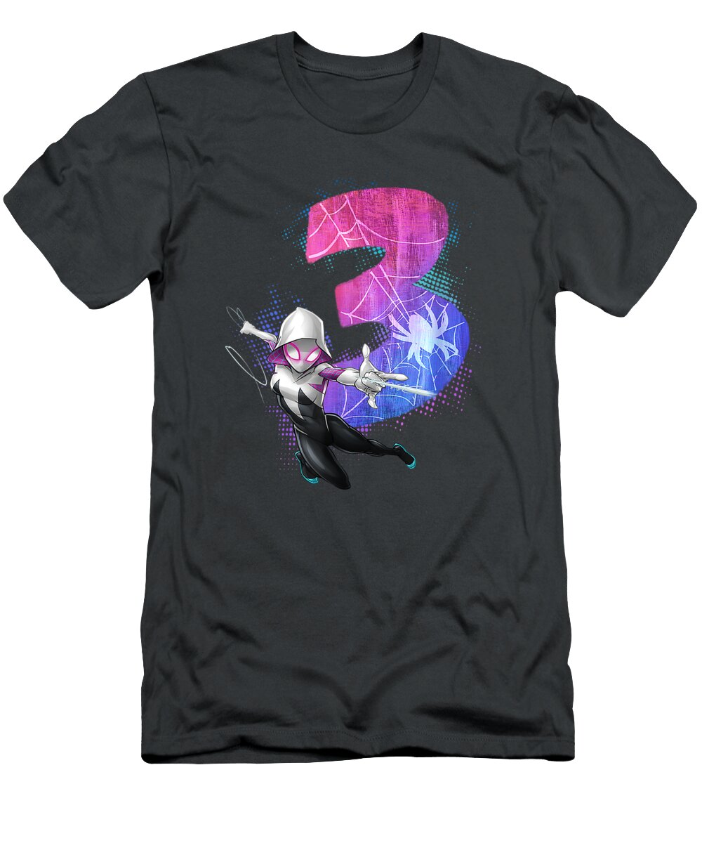 Marvel Ghost Spider Gwen Stacy 3rd Birthday Graphic Nova Jory T-Shirt