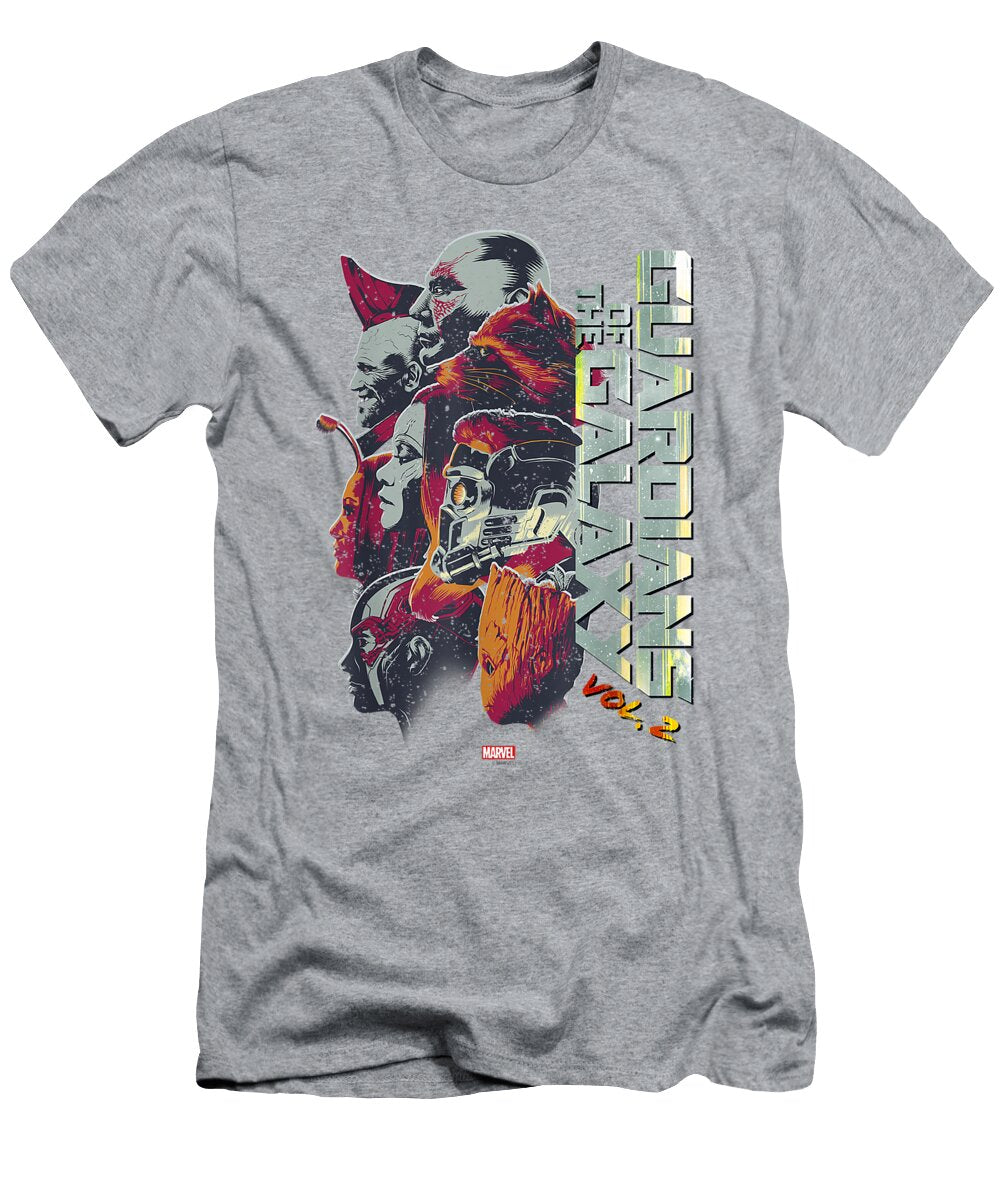 Marvel Guardians of Galaxy 2 Team Profile Graphic Quincy Cassia T-Shirt