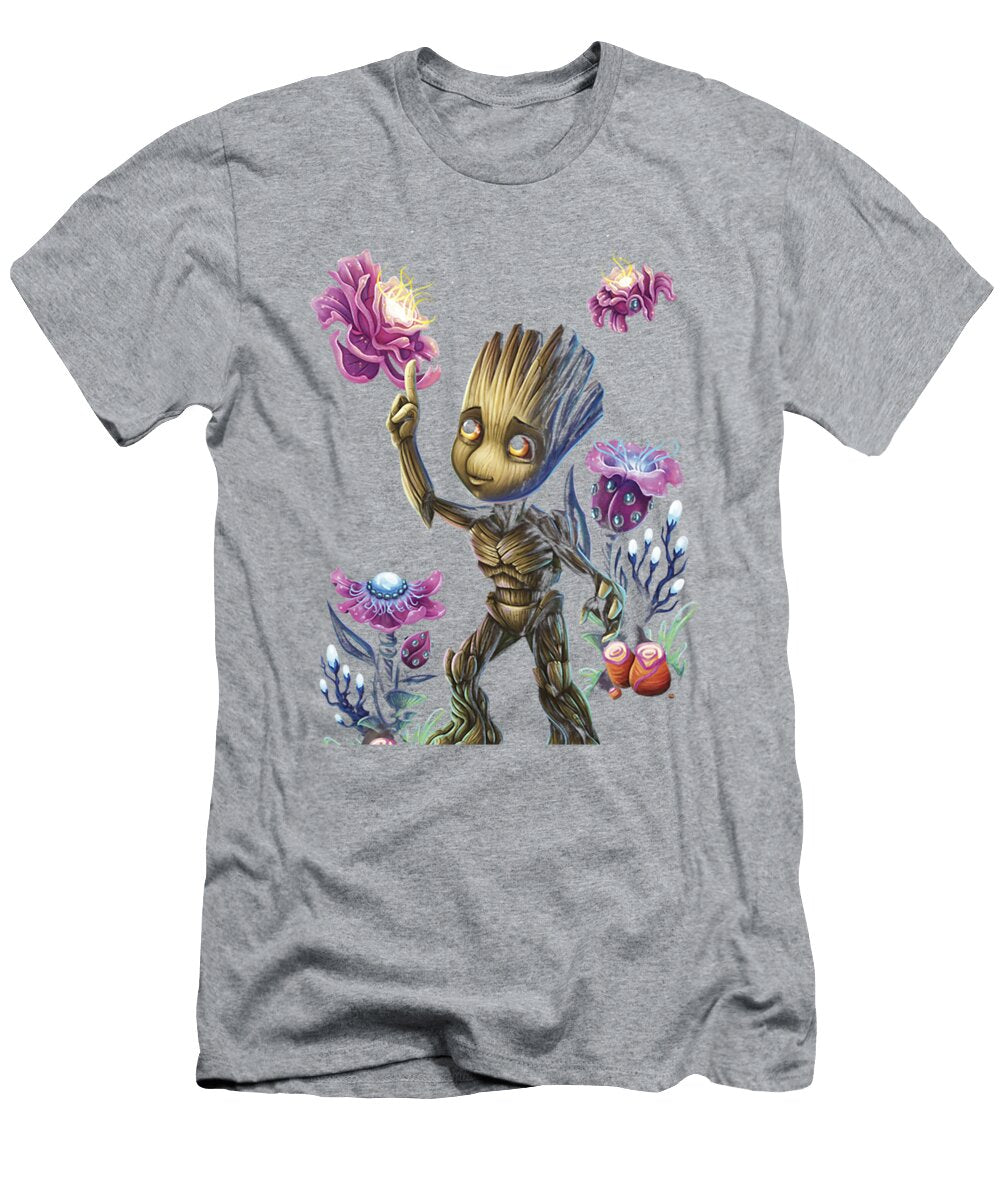Marvel Guardians of the Galaxy Groot Plants Ilbey Zoya T-Shirt