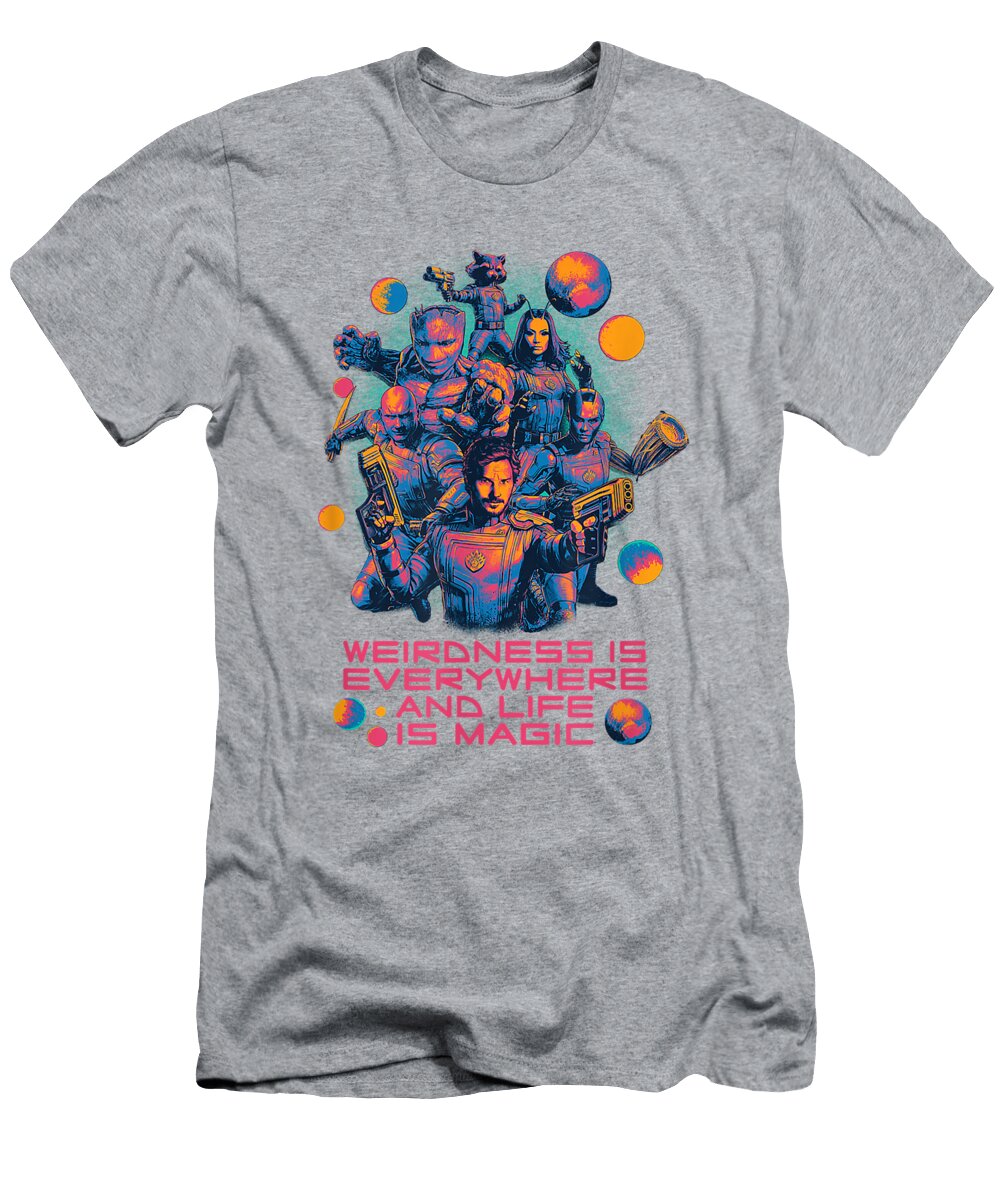 Marvel Guardians of the Galaxy Volume 3 Weirdness Everywhere Eden Aidy T-Shirt