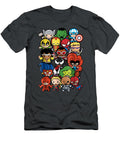 Marvel Heroes and Villains Team Kawaii Graphic Leinab Jacob T-Shirt