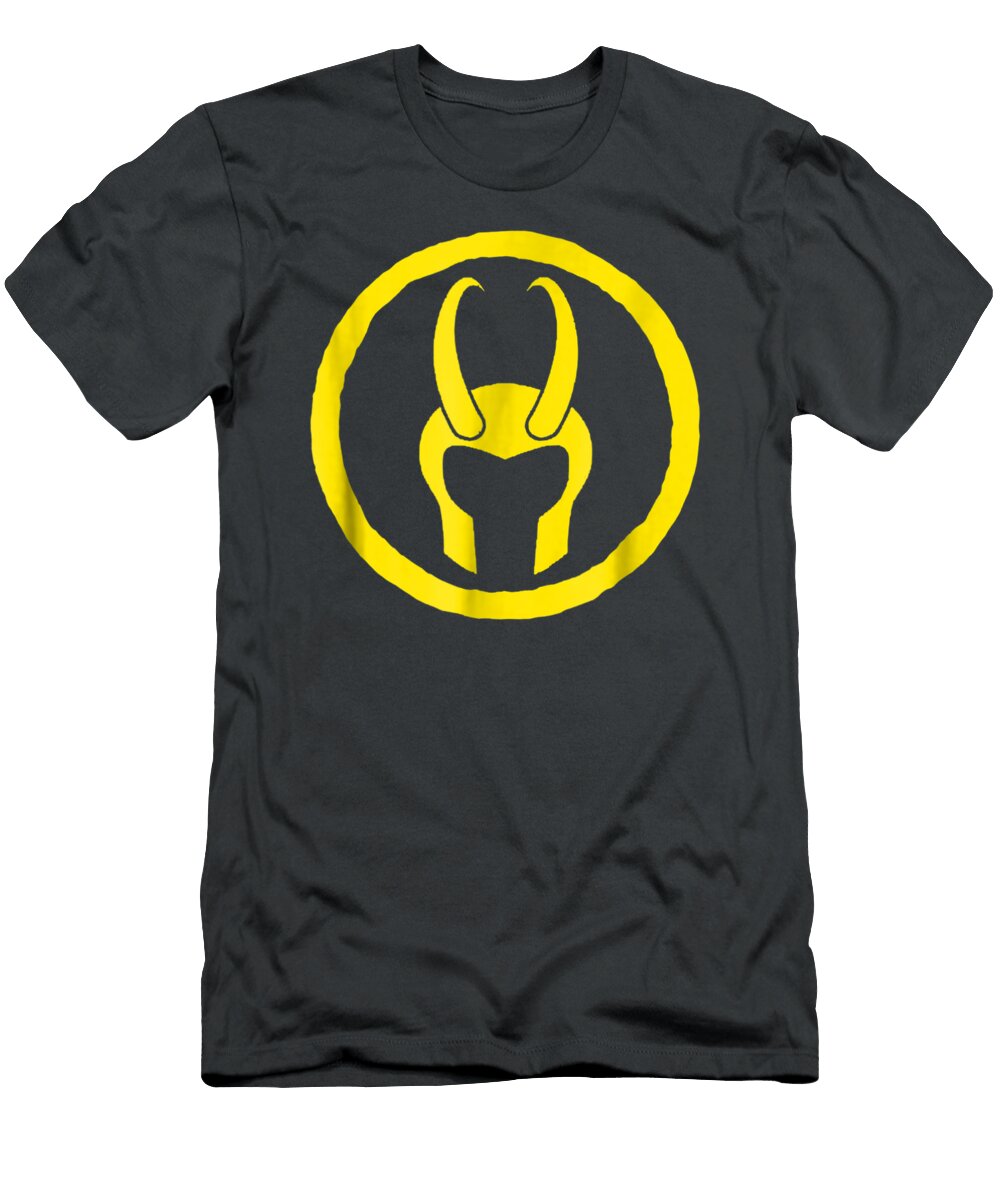 Marvel L Horned Helmet Icon Graphic Malcol Marjaa T-Shirt