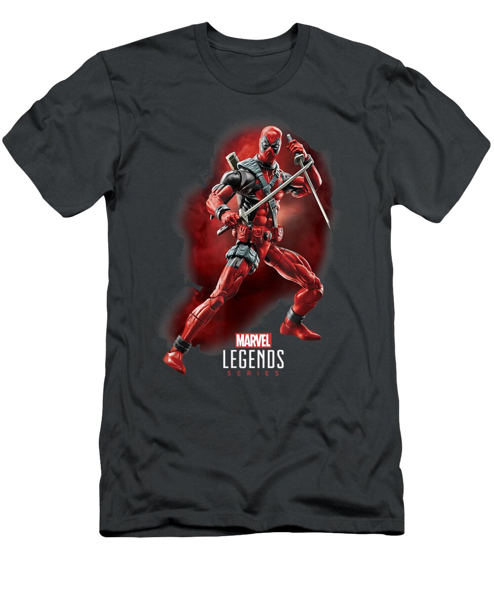 Marvel Legends Series Deadpool Action Pose Portrait1 Blaind Nuin T-Shirt