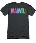 Marvel Logo Pastel Rainbow Bjorn Myrrin T-Shirt
