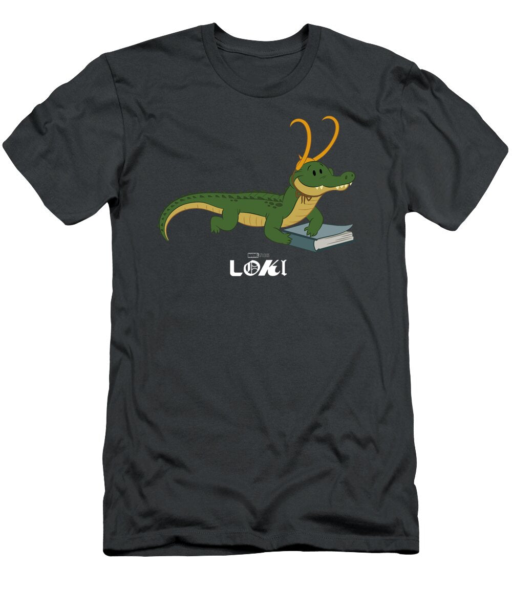 Marvel Loki Alligator Loki Variant Book Reader Nathai Daise T-Shirt