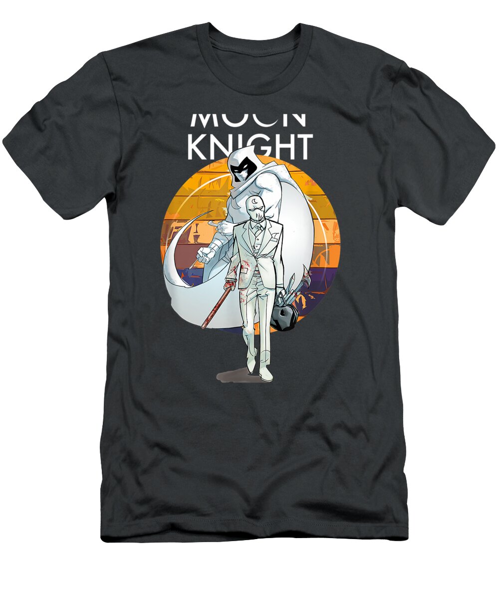 Marvel Moon Knight Marc Spector Comic Book1 Blaind Nuin T-Shirt