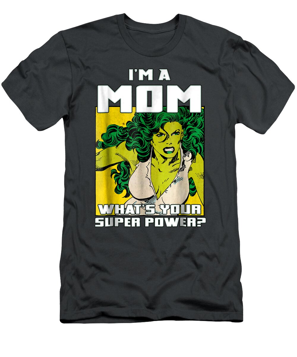 Marvel Mothers Day Shehulk Is a Mom Graphic1 Waiane Ewan T-Shirt