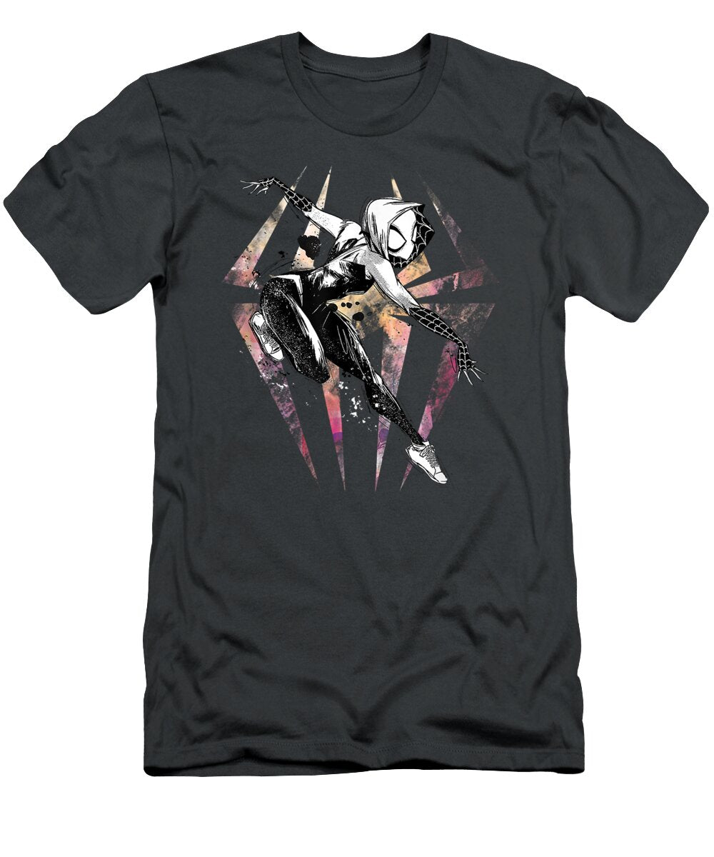 Marvel Spider Man Across the Spider Verse Part 1 Gwen Mays Khadij T-Shirt