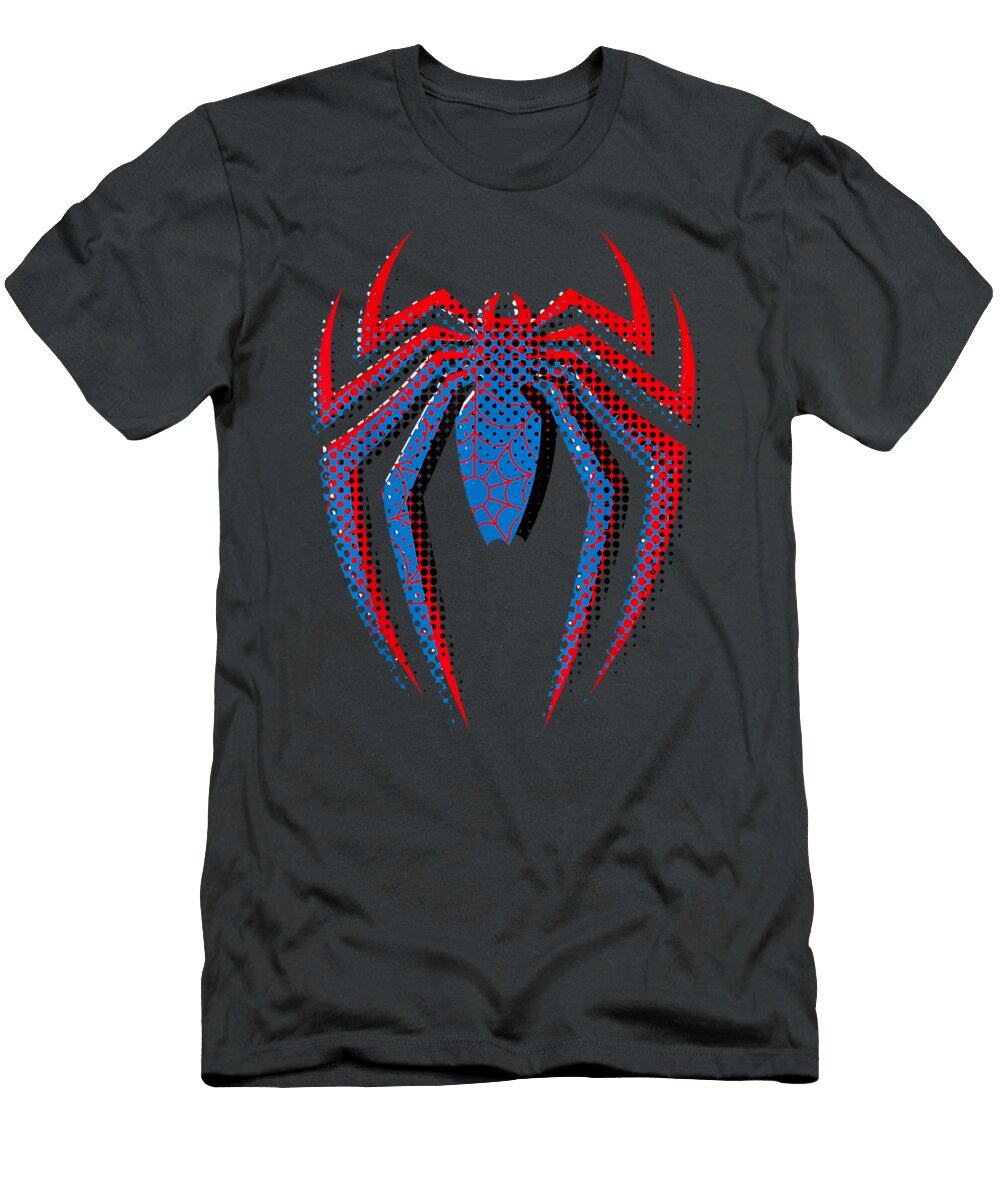 Marvel Spider Man Dot Build Up Logo Hamza Orin T-Shirt