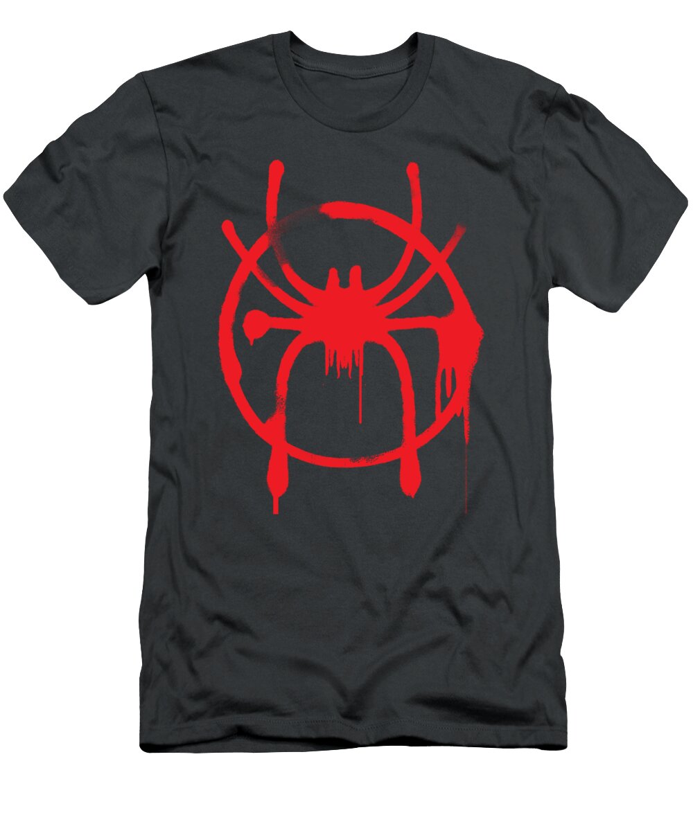 Marvel Spider Man Into the Spider Verse Red Icon Mae Miella T-Shirt