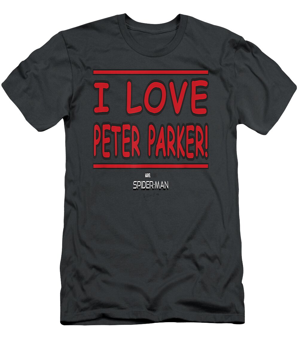 Marvel Spider Man No Way Home I Love Peter Parker Banner Kassir Ernes T-Shirt