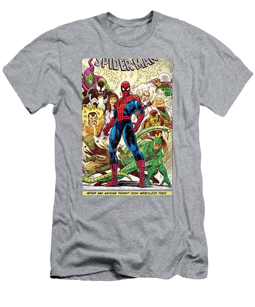 Marvel the Amazing Spiderman Comic Hooded Zohan Mora T-Shirt