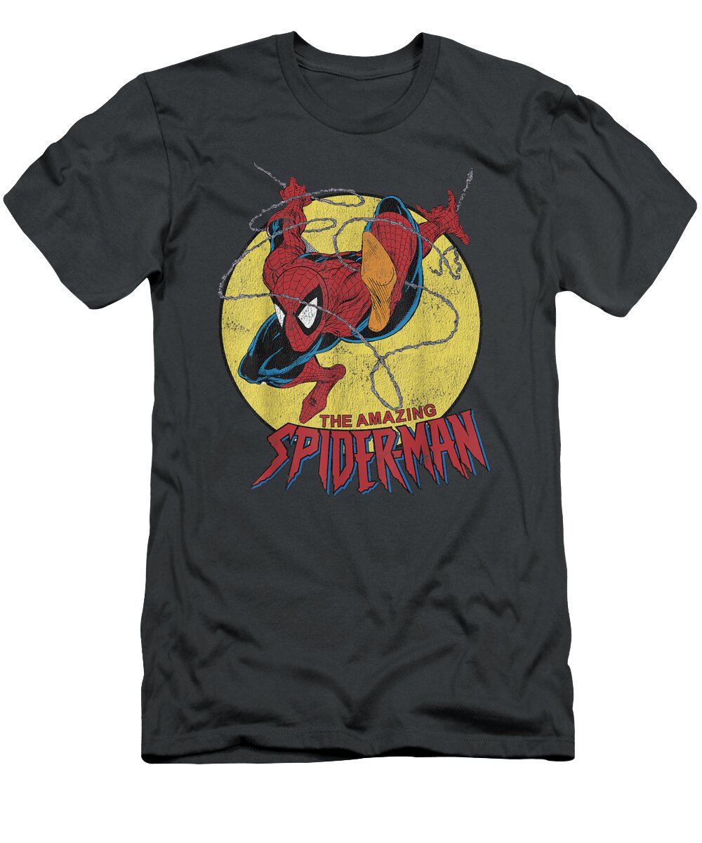 Marvel the Amazing Spiderman Vintage Jump Logo1 Sanzij Uendj T-Shirt