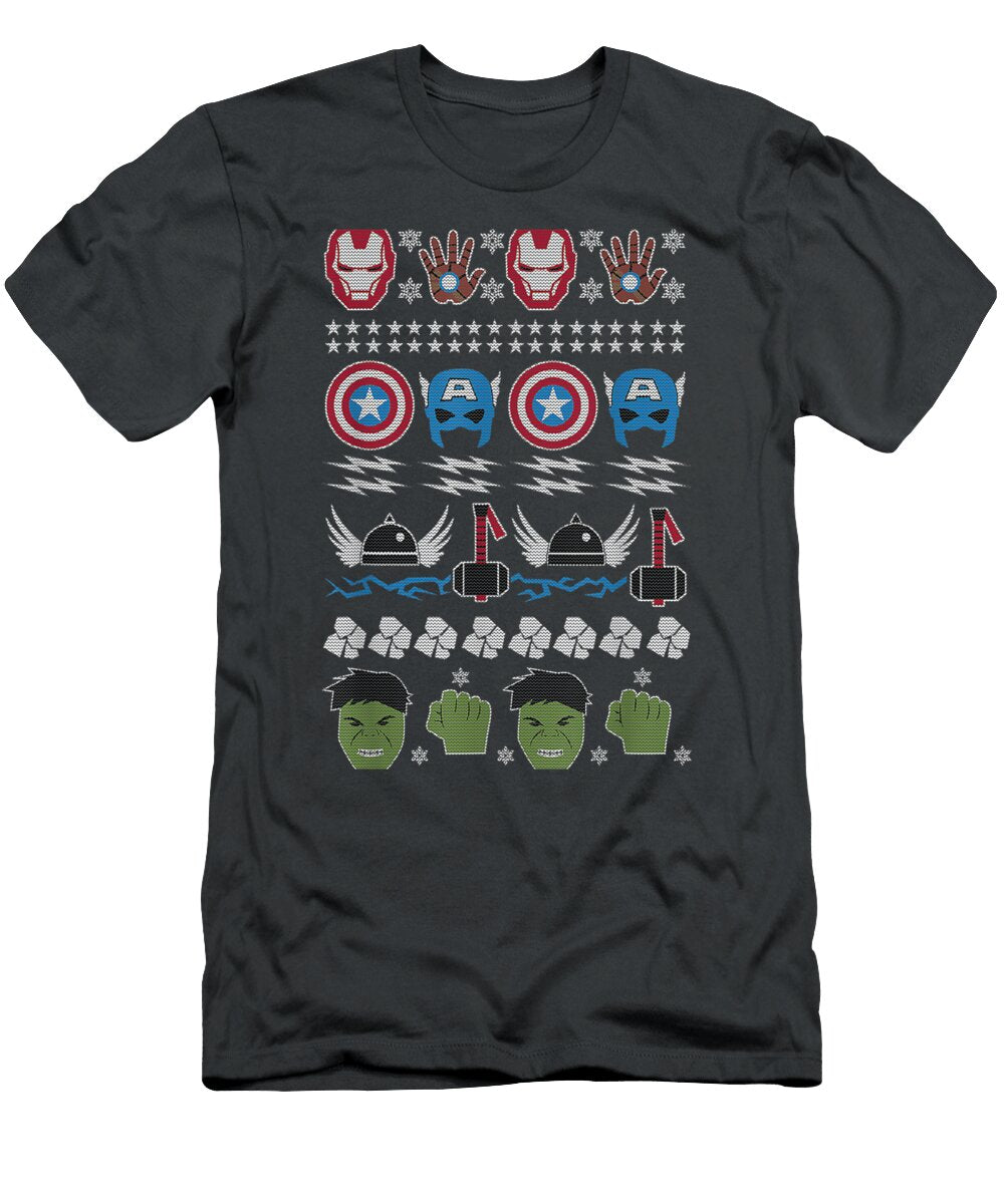 Marvel the Avengers Ugly Christmas Ter Graphic1 Sanzij Uendj T-Shirt