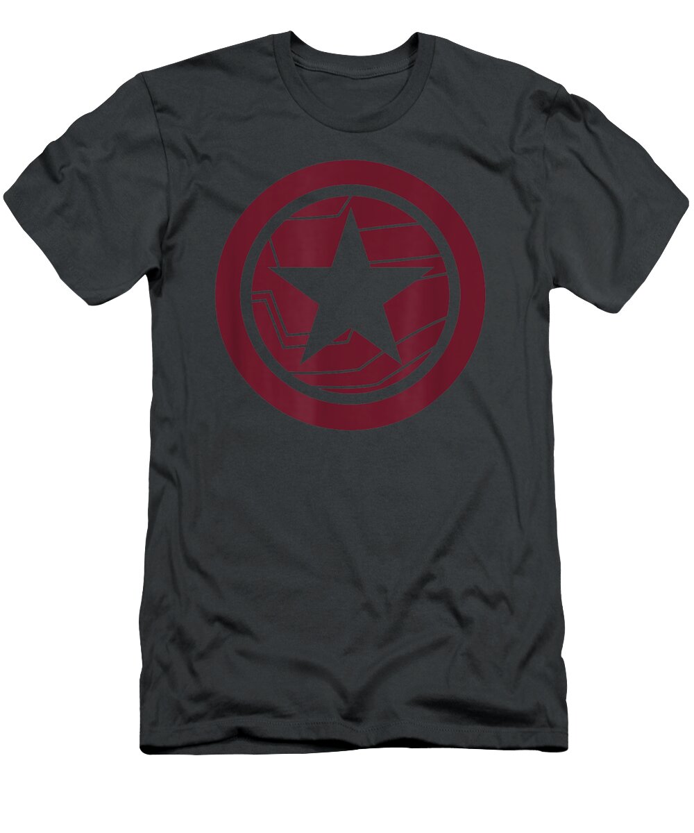 Marvel the Falcon and the Winter Soldier Bucky Red Logo Pau Pyper T-Shirt
