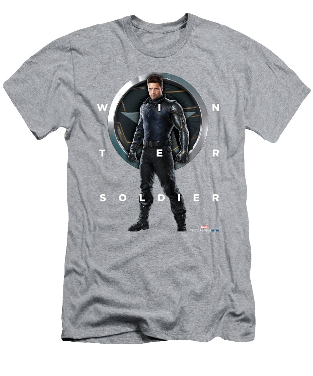 Marvel the Falcon and the Winter Soldier Bucky Shield Radlew Mara T-Shirt