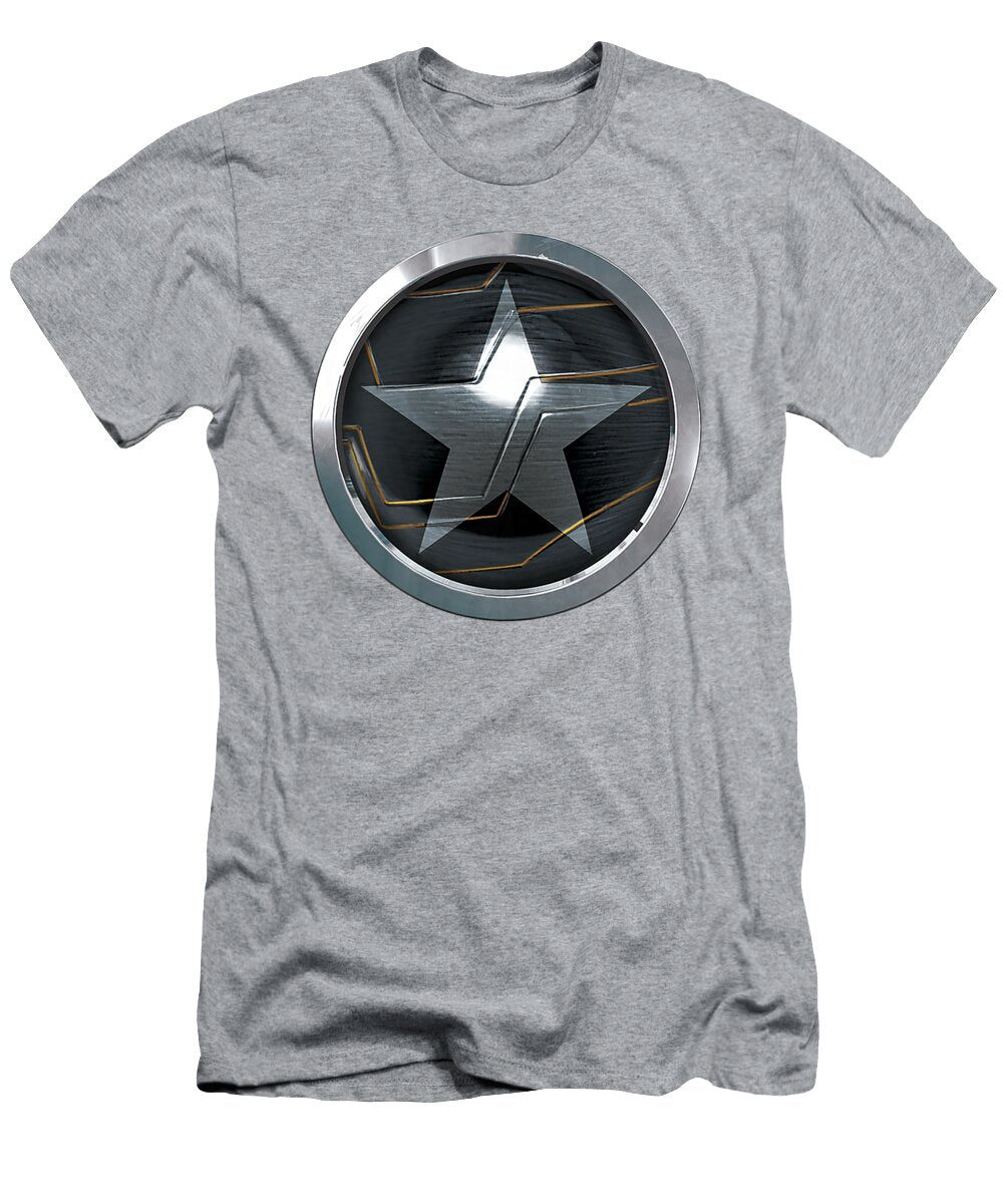 Marvel the Falcon and the Winteroldier Buckyhield Badge Jekabs Somow T-Shirt