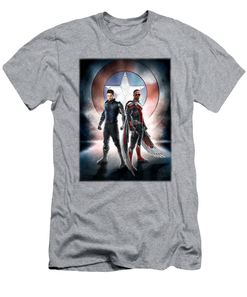 Marvel the Falcon and the Winteroldierhield Hugo Mischa T-Shirt