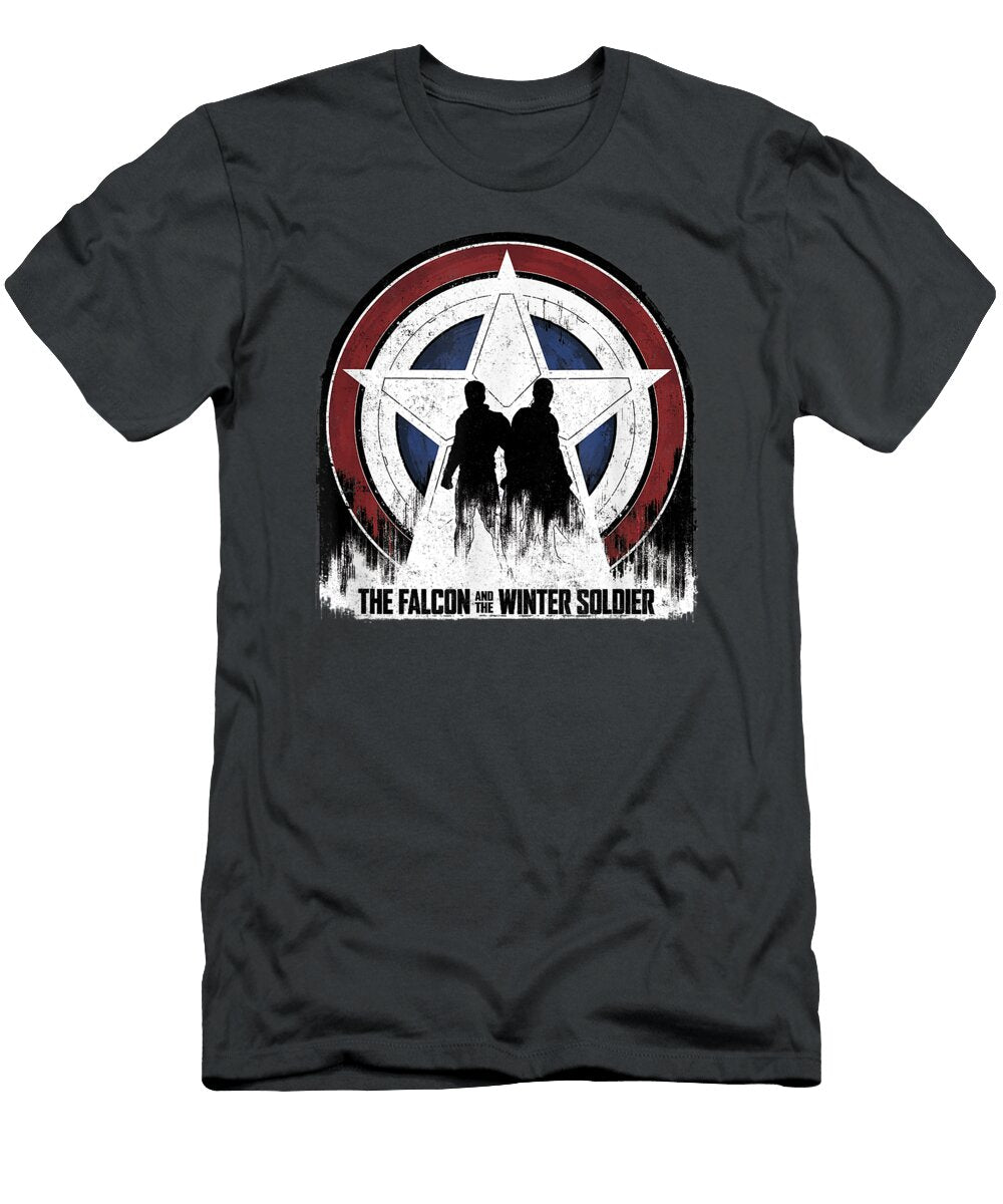 Marvel the Falcon and the Winteroldierilhouettes Bret Hermione T-Shirt