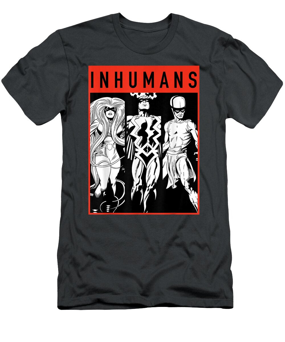 Marvel the Inhumans Black Bolt Karnak Medusa Graphic1 Sanzij Uendj T-Shirt
