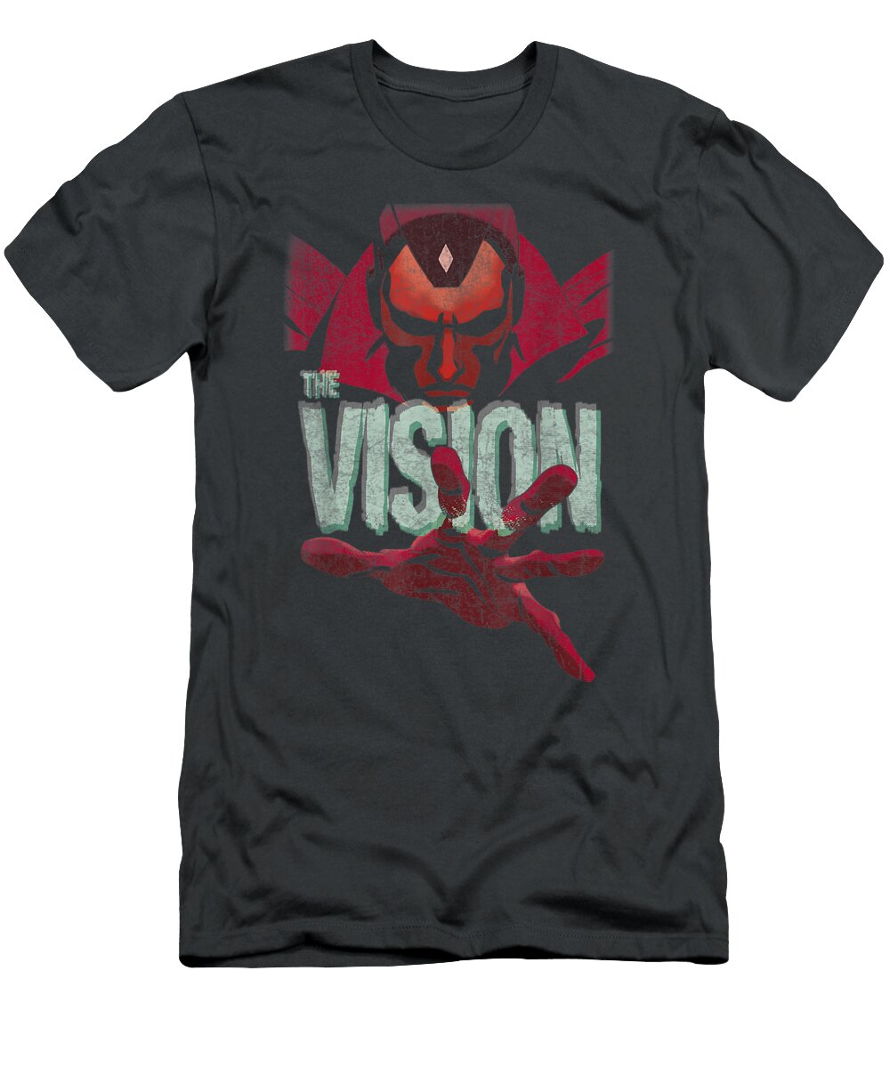 Marvel the Vision Retro Vintage Graphic1 Rayank Hamdo T-Shirt