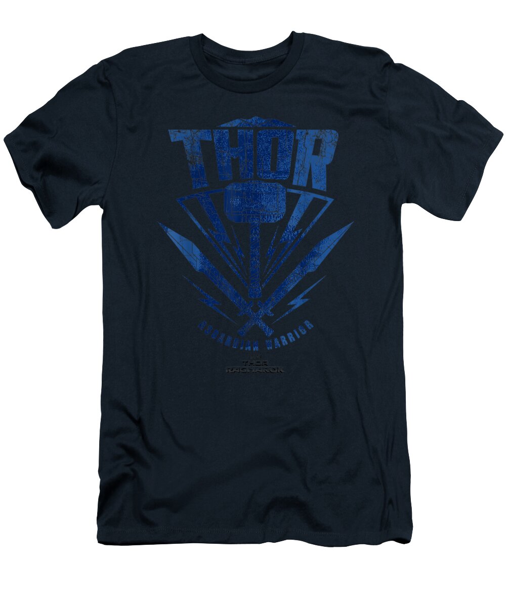 Marvel Thor Ragnarok Asgardian Warrior Hammer Shield1 Rayank Hamdo T-Shirt